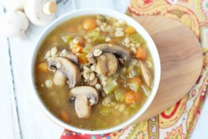 Instant Pot Mushroom Barley Soup Recipe