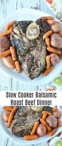 Slow Cooker Balsamic Beef Roast Dinner Recipe