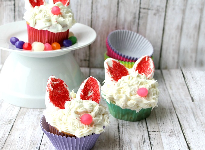 Easy Easter Bunny Cupcakes Recipe