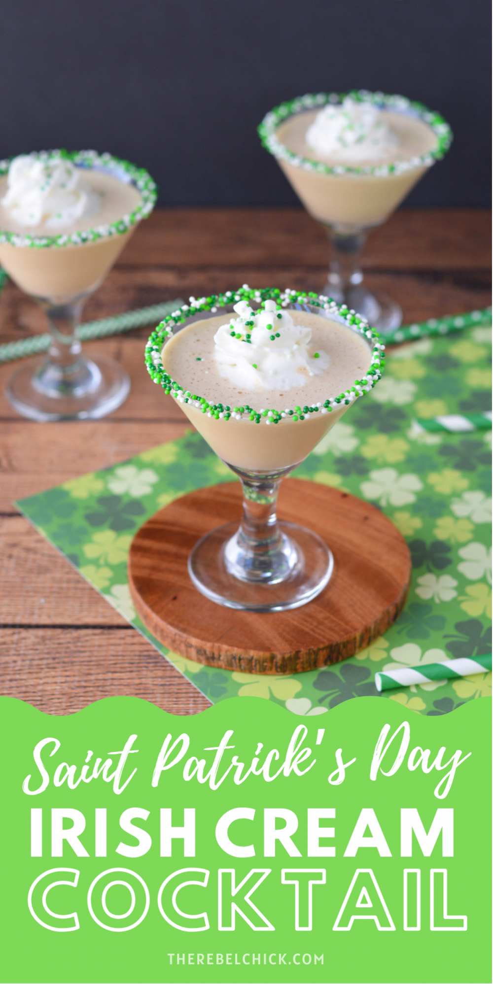 Saint Patrick's Day Irish Cream Coffee Cocktail Recipe