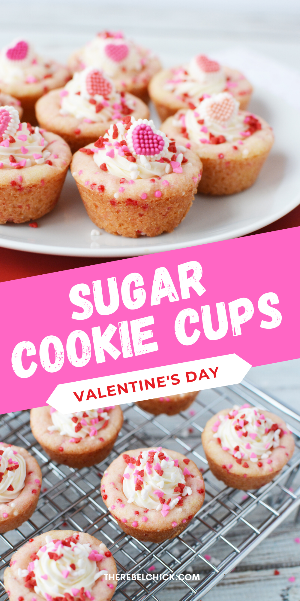 Valentine's Day Sugar Cookie Cups Recipe