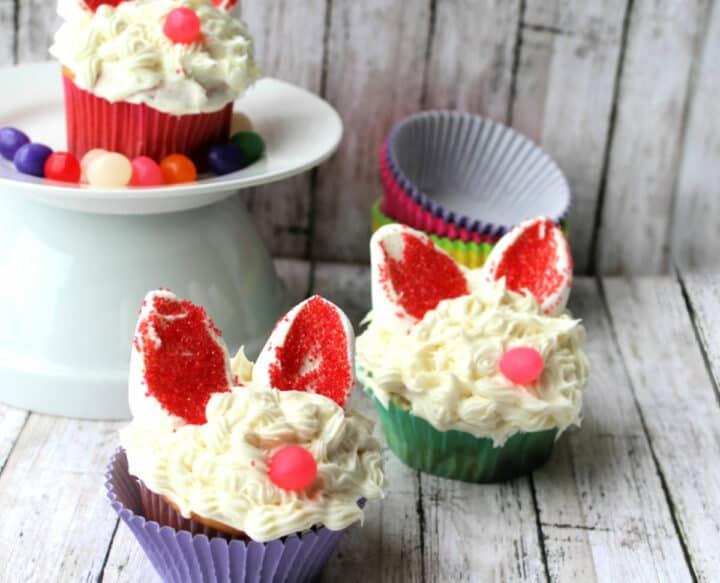 Easter Bunny Cupcakes - The Rebel Chick