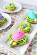 Easter Sugar Cookie Bars - The Rebel Chick