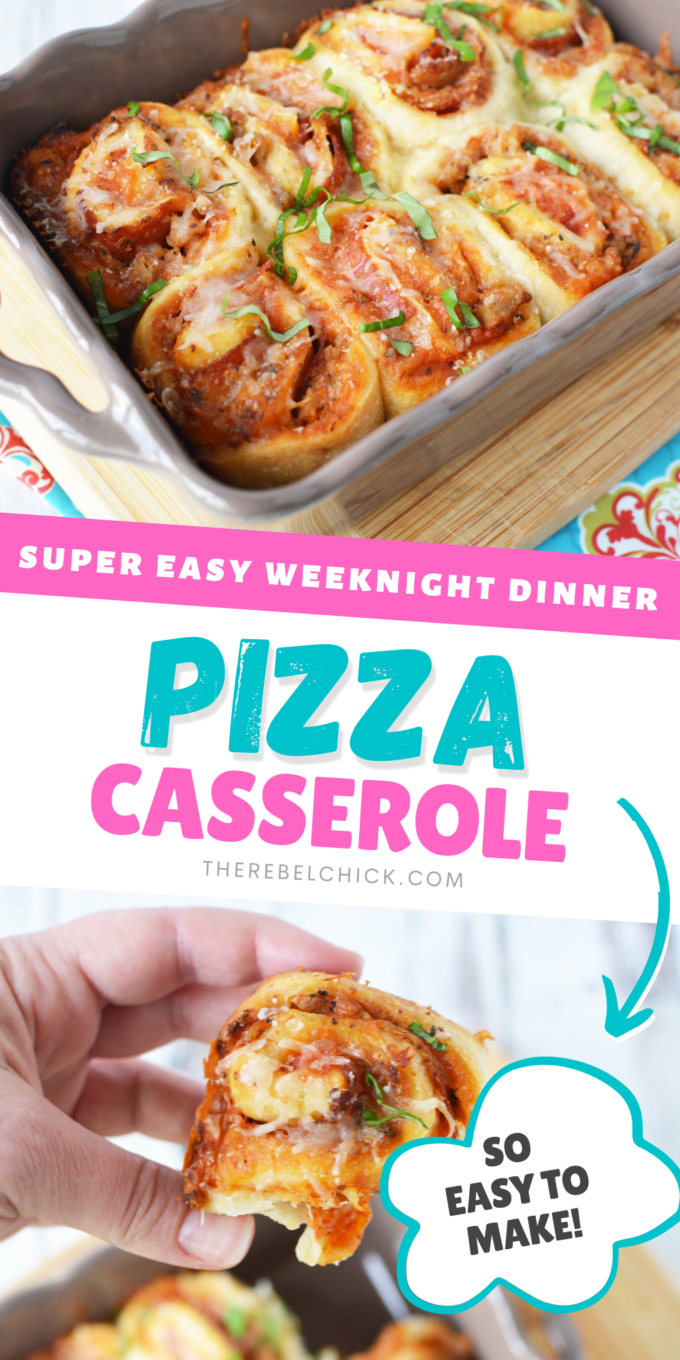 Pizza Roll Casserole Recipe The Rebel Chick