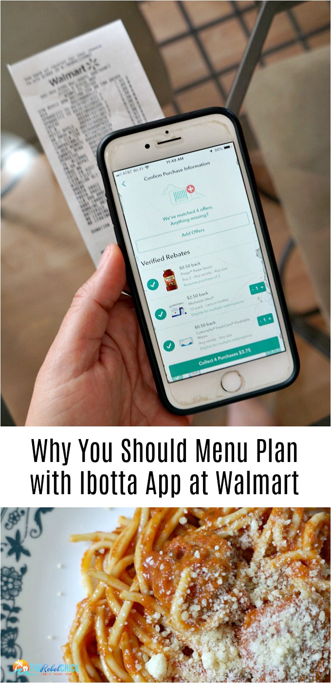 Why You Should Menu Plan With Ibotta App At Walmart The Rebel Chick