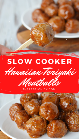 Slow Cooker Sweet Hawaiian Teriyaki Meatballs Recipe