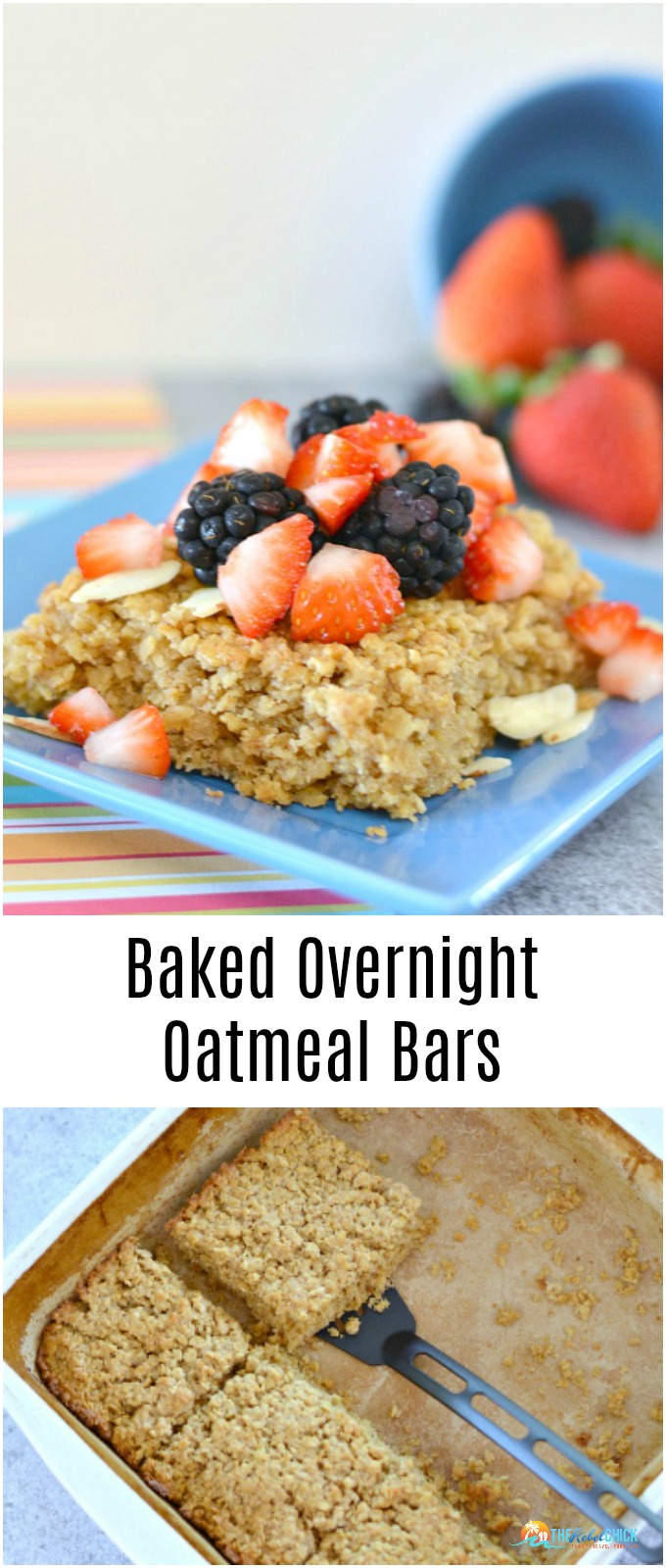 Baked Overnight Oatmeal Bars Recipe