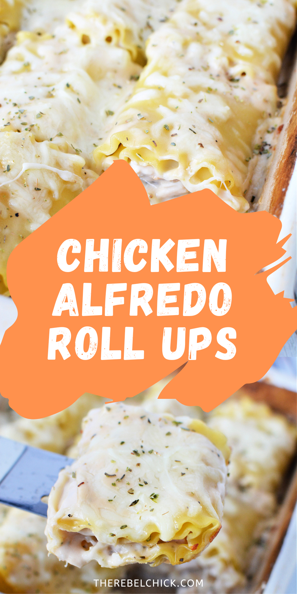 Chicken Alfredo Roll Ups