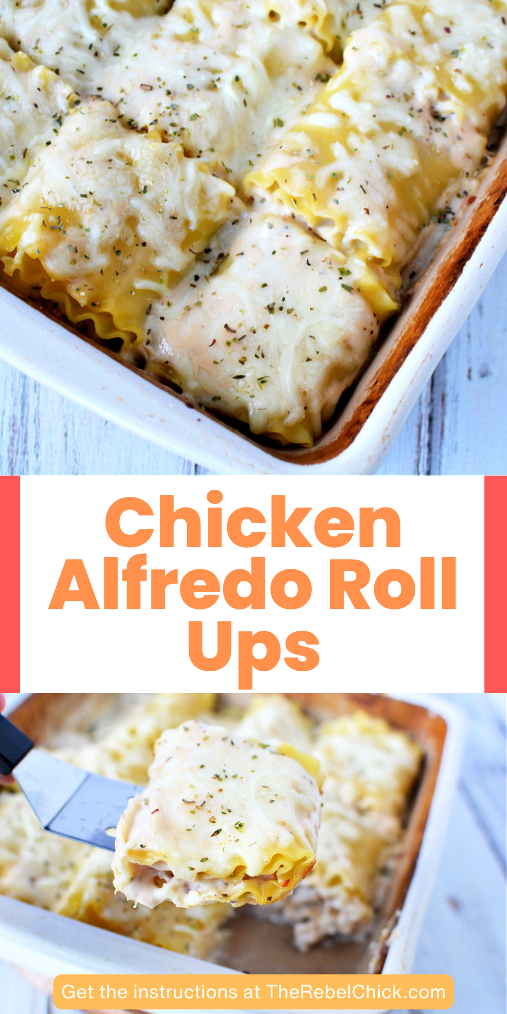 Chicken Alfredo Roll Ups 