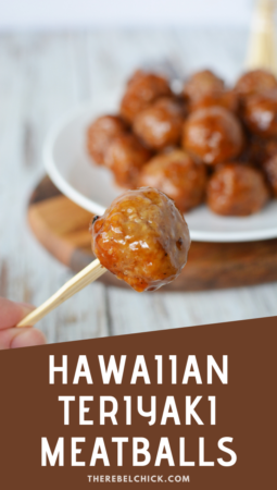 Slow Cooker Sweet Hawaiian Teriyaki Meatballs Recipe