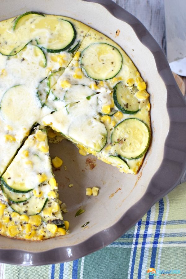 Corn and Zucchini Pie Recipe - The Rebel Chick