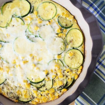 Corn and Zucchini Pie