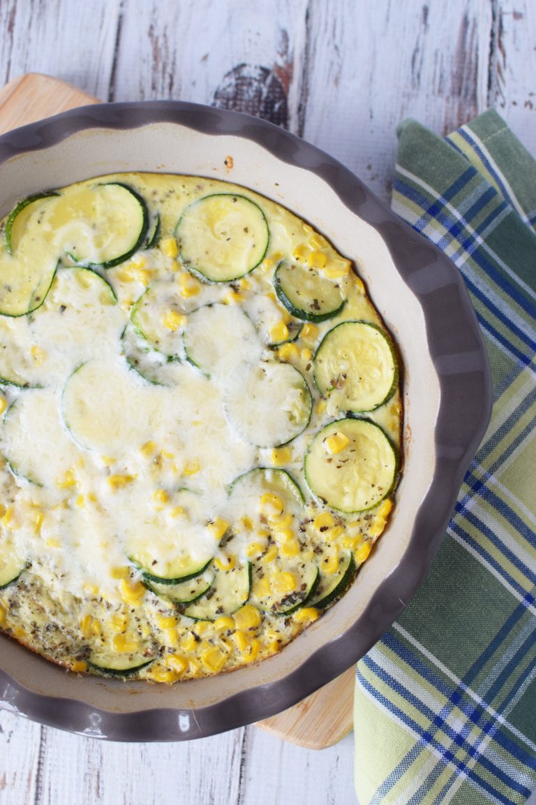 Corn and Zucchini Pie Recipe - The Rebel Chick