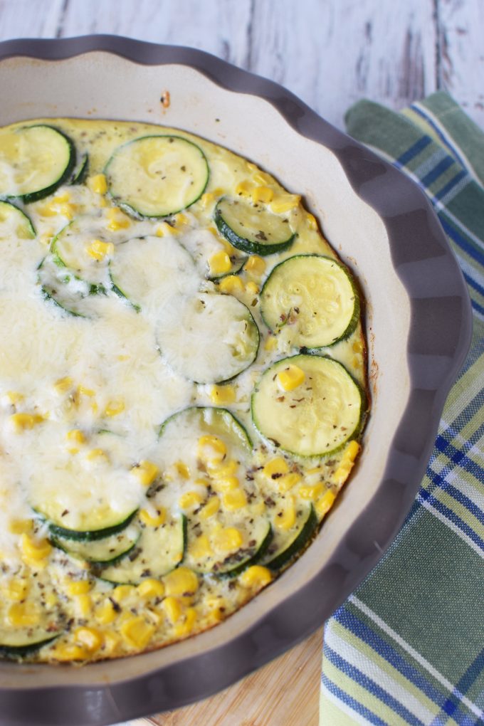 Corn and Zucchini Pie Recipe - The Rebel Chick