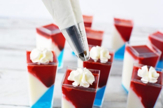 Red White and Blue Jello Cups Recipe