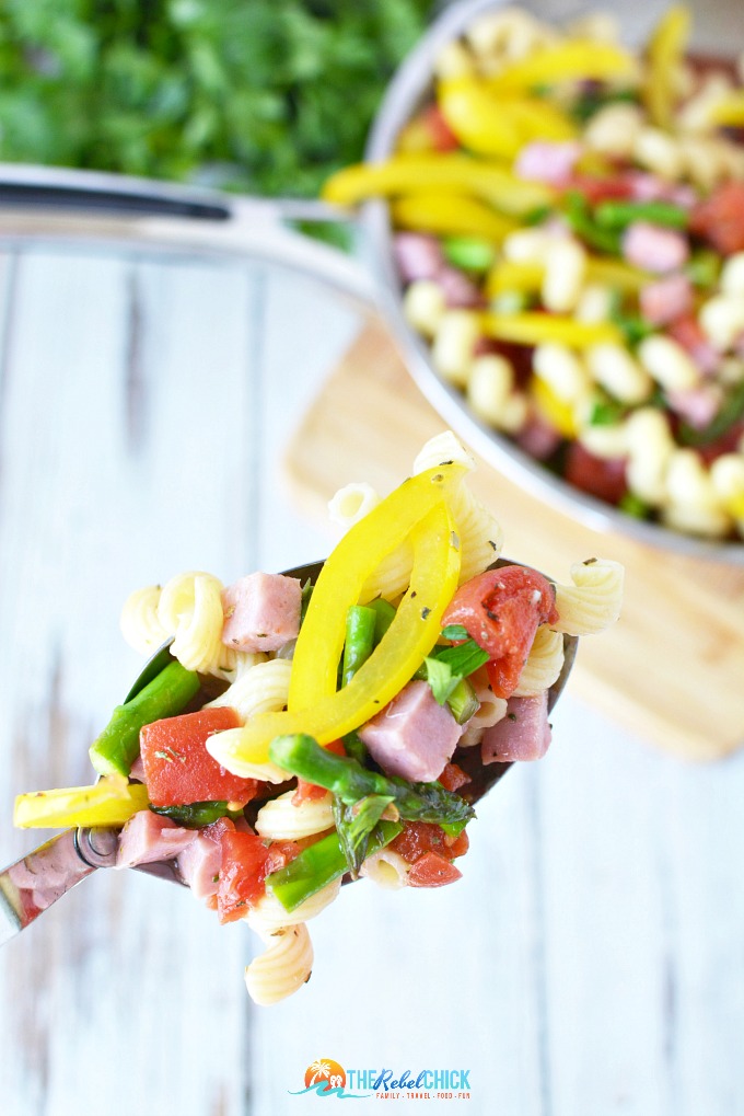 Ham and Asparagus Skillet Recipe 