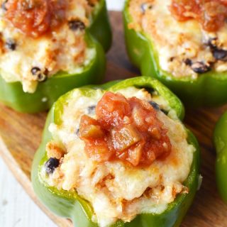 Meatless Monday Recipe - A Vegetarian Stuffed Green Peppers Recipe