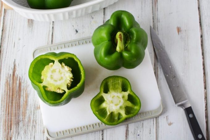 Meatless Monday Recipe - A Vegetarian Stuffed Green Peppers Recipe