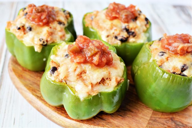 A Vegetarian Stuffed Green Peppers Recipe for Meatless Monday