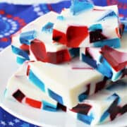 Red White and Blue Stained Glass JELL-O