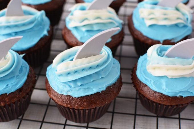 Shark Week Treats: Shark Cupcakes Recipe