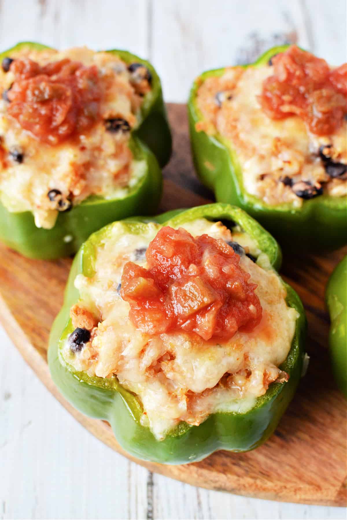 Vegetarian Stuffed Peppers With No Rice Recipe
