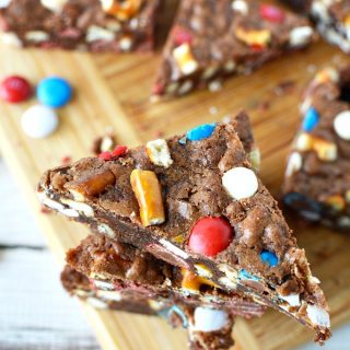Crack Chocolate Cookie Bars Recipe for the 4th of July