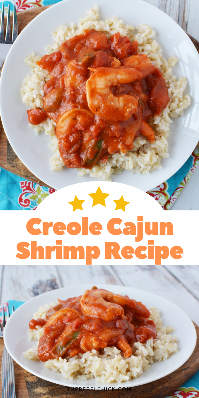 Creole Cajun Shrimp Recipe - The Rebel Chick