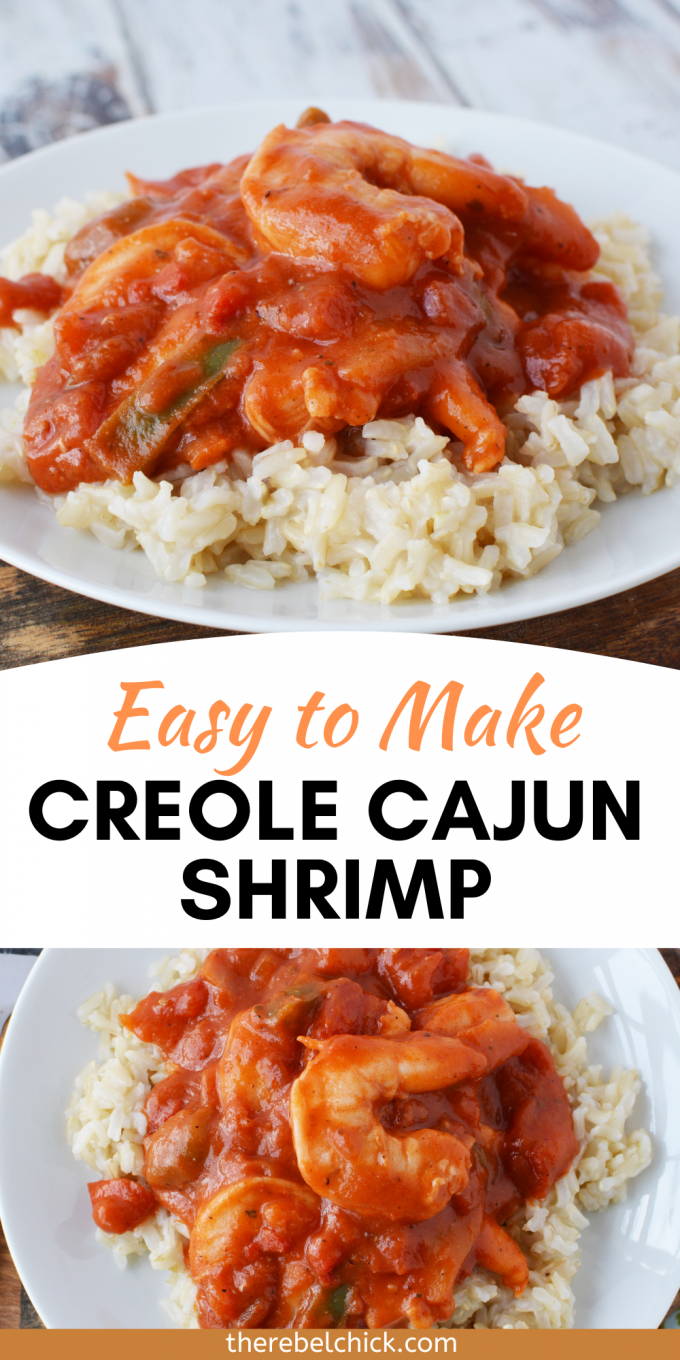 Creole Cajun Shrimp Recipe - The Rebel Chick