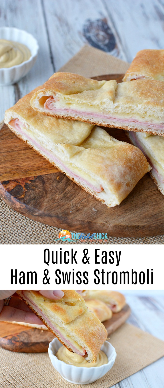 Ham & Swiss Stromboli Recipe