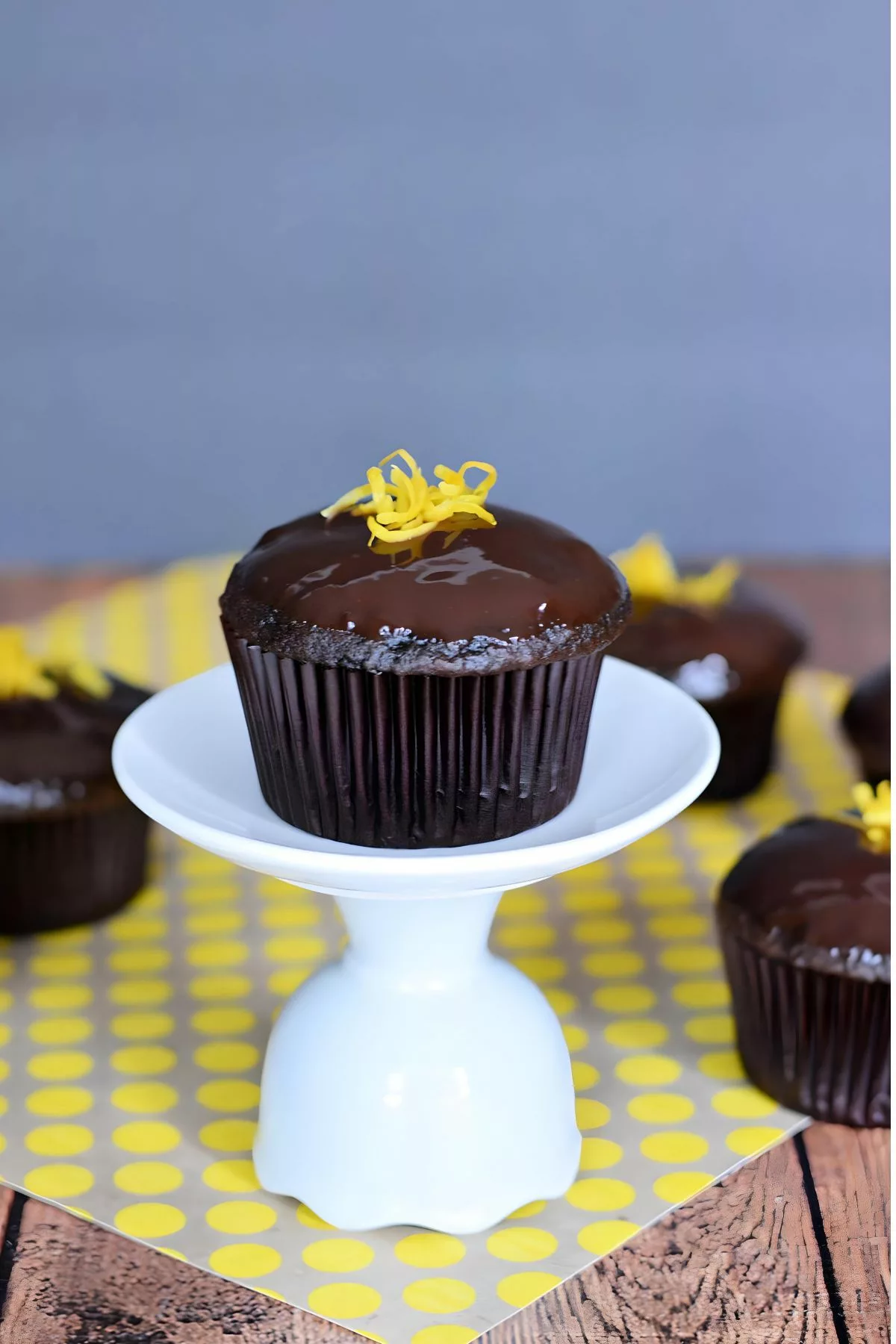 Lemon Filled Chocolate Cupcakes
