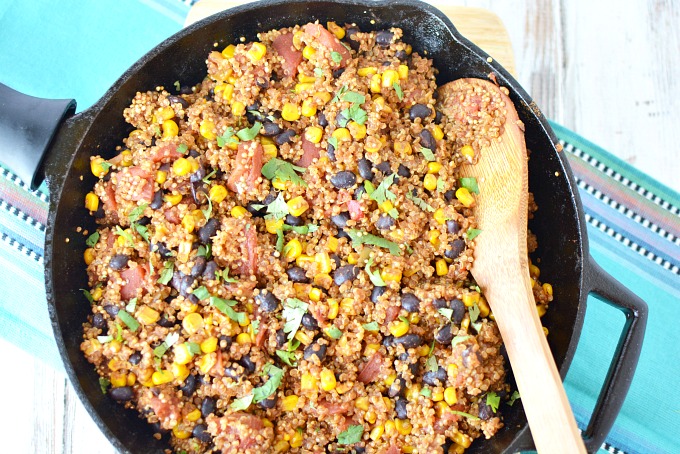 Meatless Monday Mexican Quinoa Skillet Recipe 4