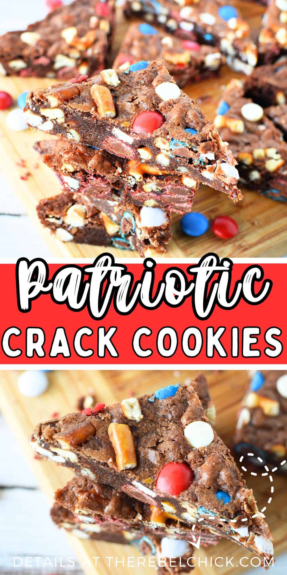 Patriotic Crack Cookies