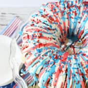 Red White and Blue Bundt Cake