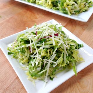 Shaved Brussel Spouts & Parmesan Salad Recipe