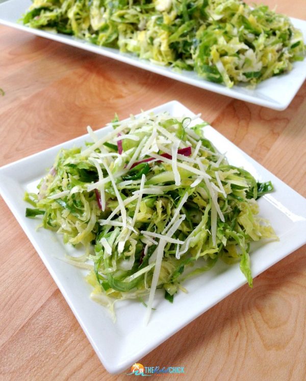 Shaved Brussel Spouts & Parmesan Salad Recipe