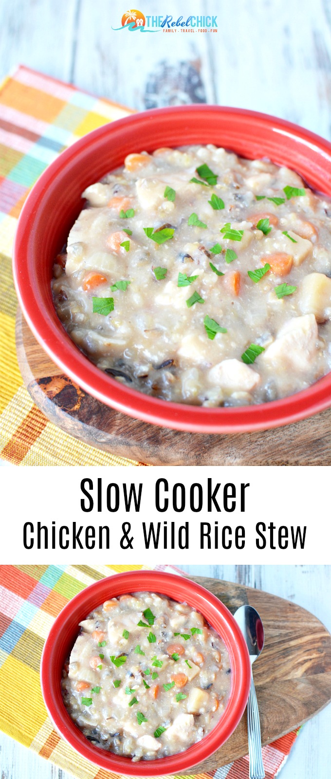 Slow Cooker Chicken and Wild Rice Stew