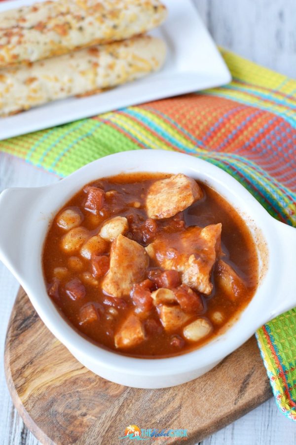 Slow Cooker Chunky Chicken Chili The Rebel Chick