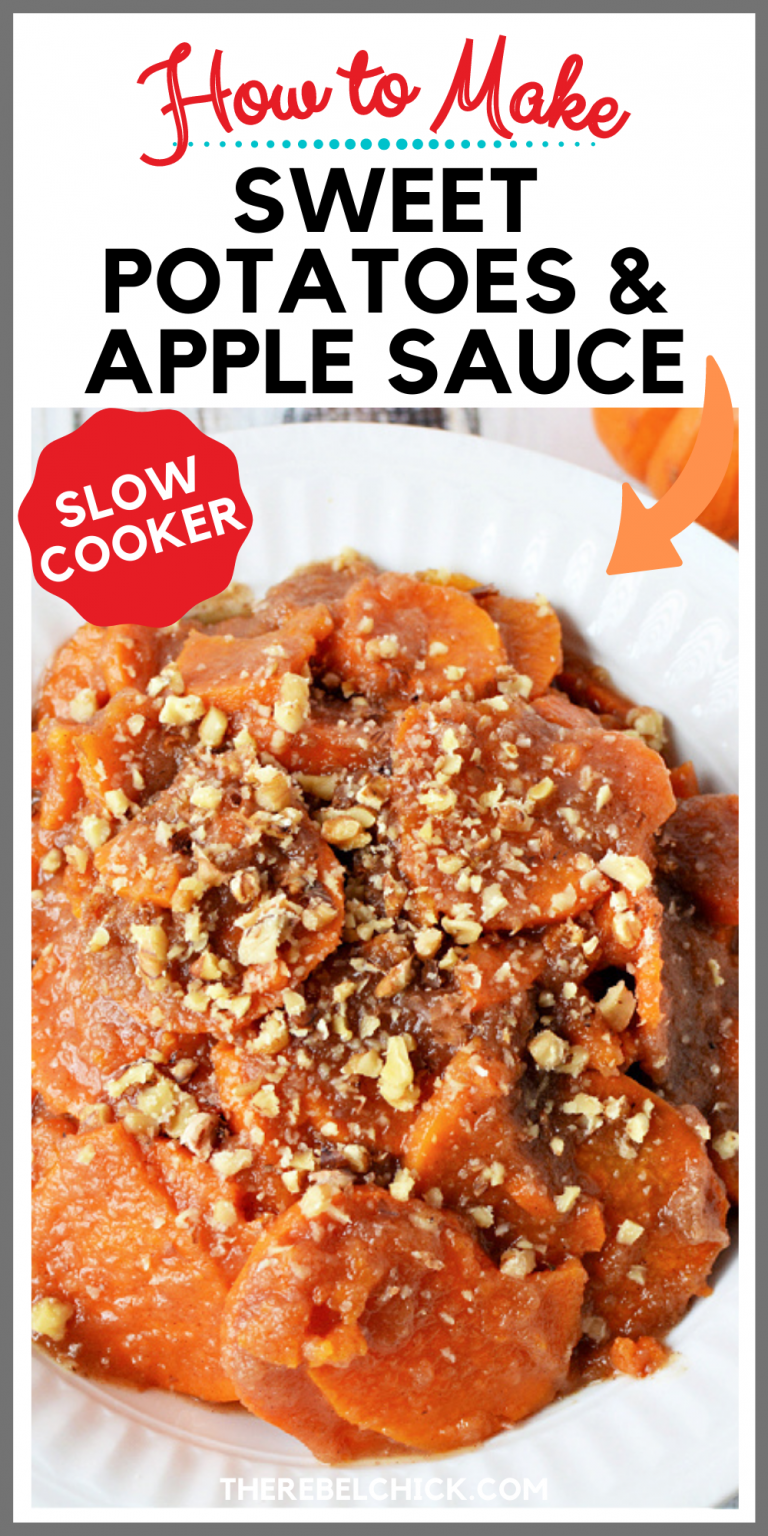 Slow Cooker Sweet Potatoes and Apple Sauce Recipe