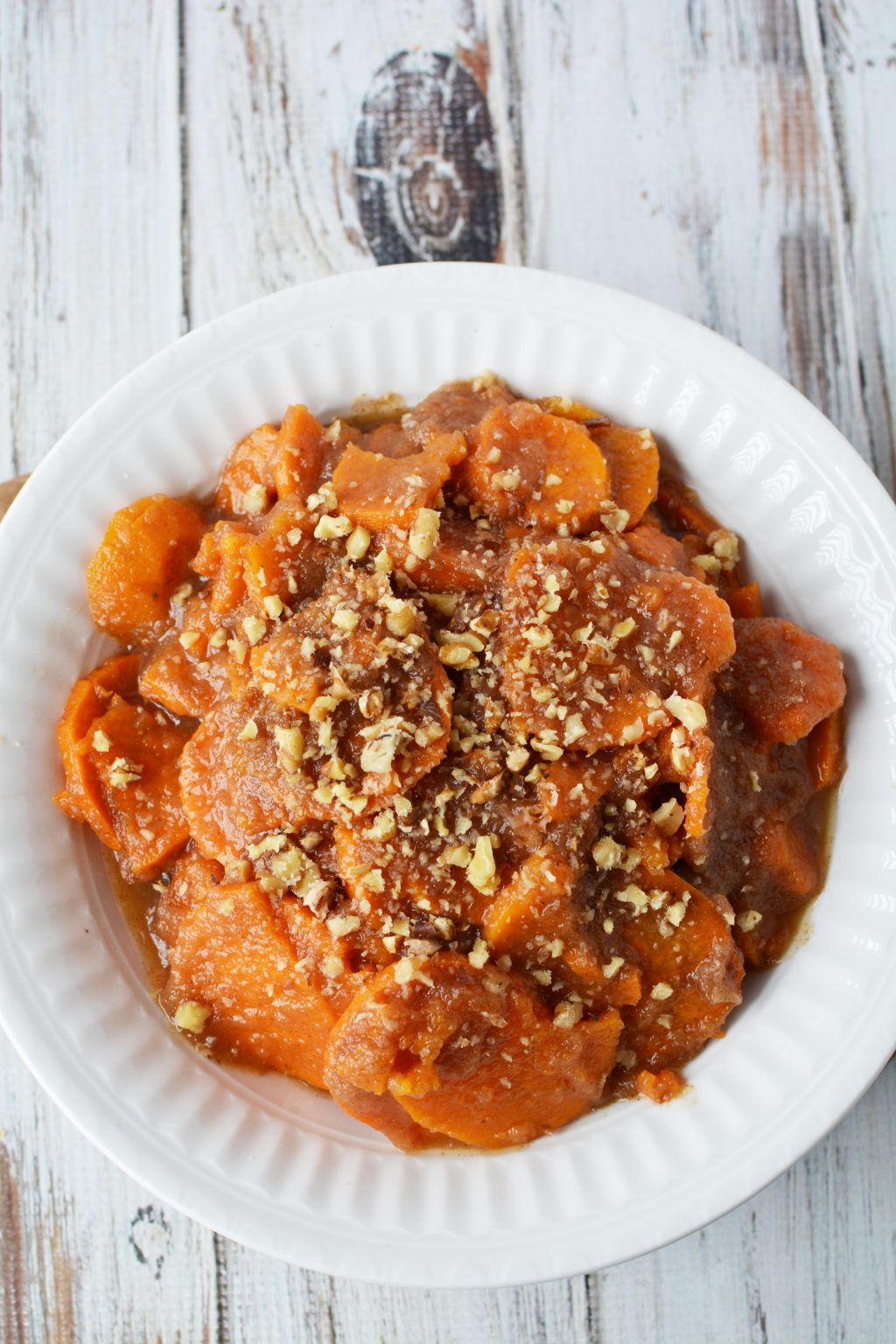 Slow Cooker Sweet Potatoes and Apple Sauce Recipe