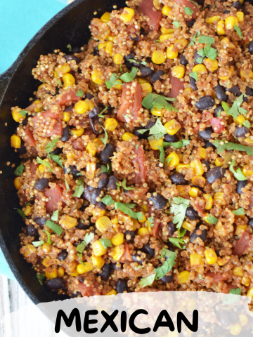 Vegetarian Mexican Quinoa Skillet Recipe