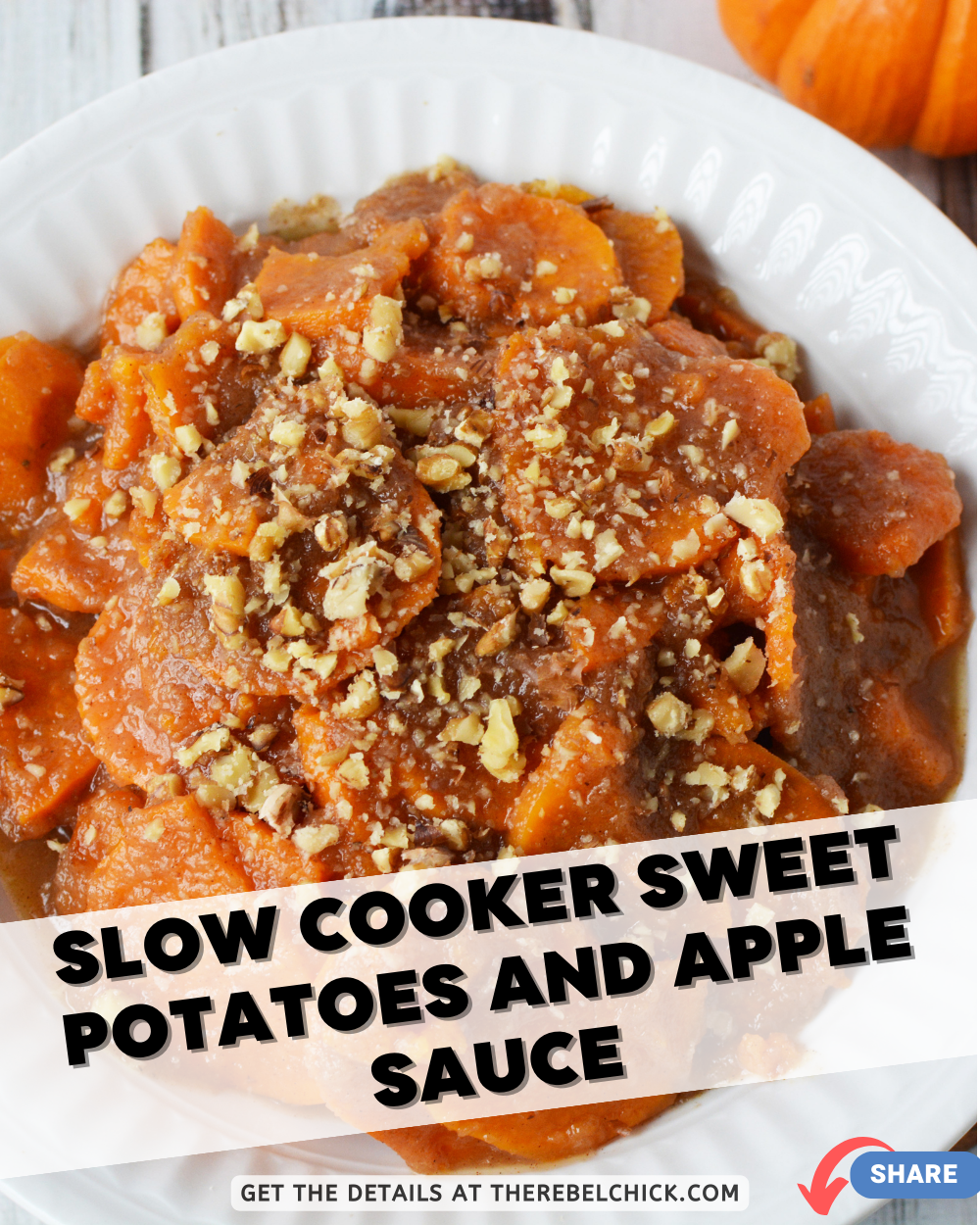 Slow Cooker Sweet Potatoes and Apple Sauce Recipe