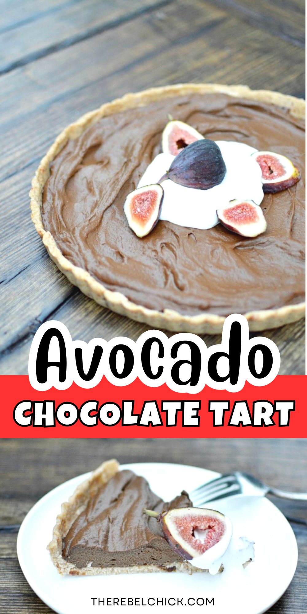 Avocado Chocolate Tart