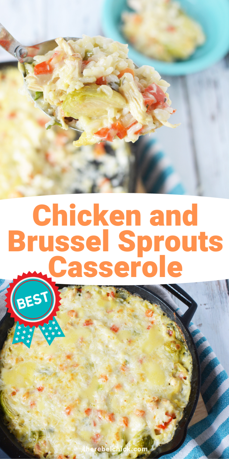 Chicken and Brussels Sprouts Casserole The Rebel Chick