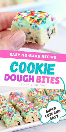 Cookie Dough Bites no bake Recipe
