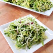Shaved Brussel Spouts and Parmesan Salad