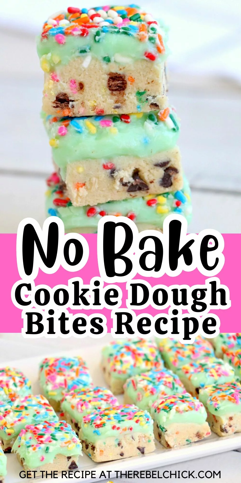 No Bake Cookie Dough Bites