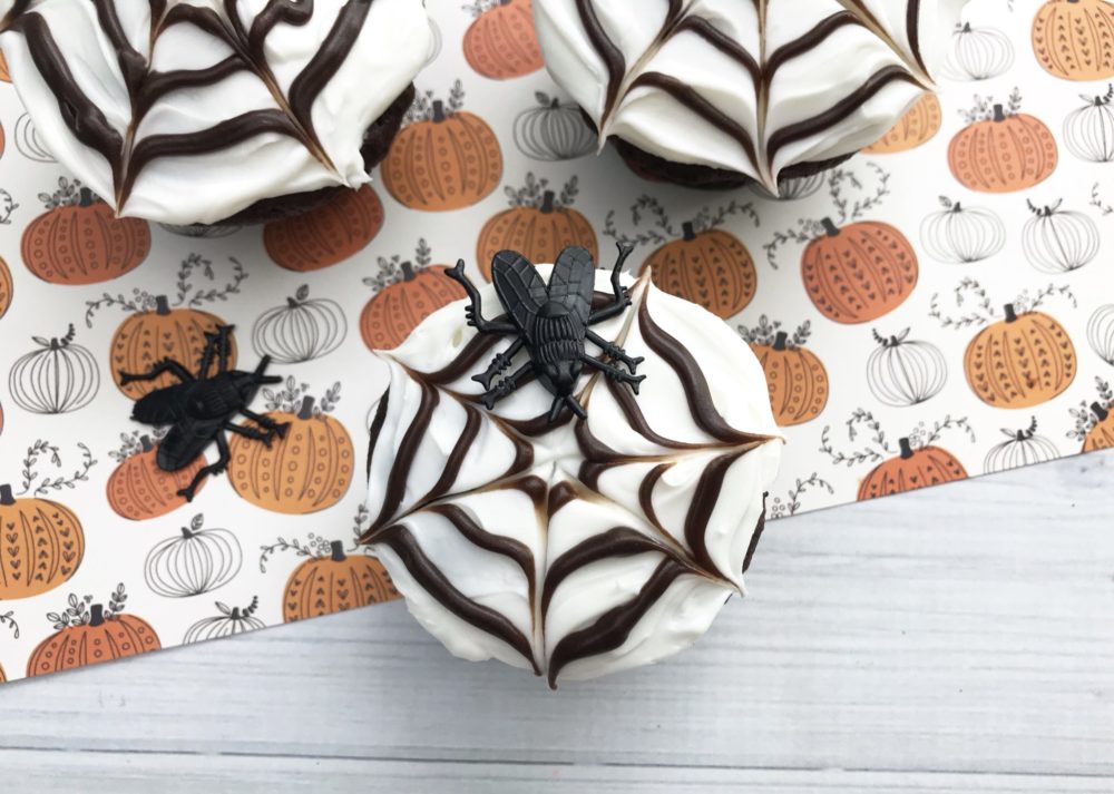 Halloween Spider Web Cupcakes Recipe