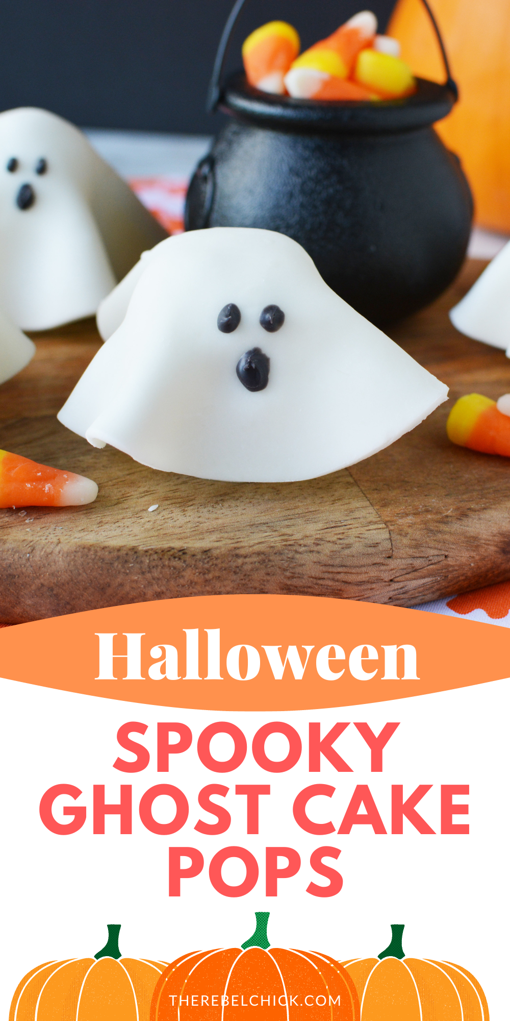 Halloween Ghost Cake Pops Recipe