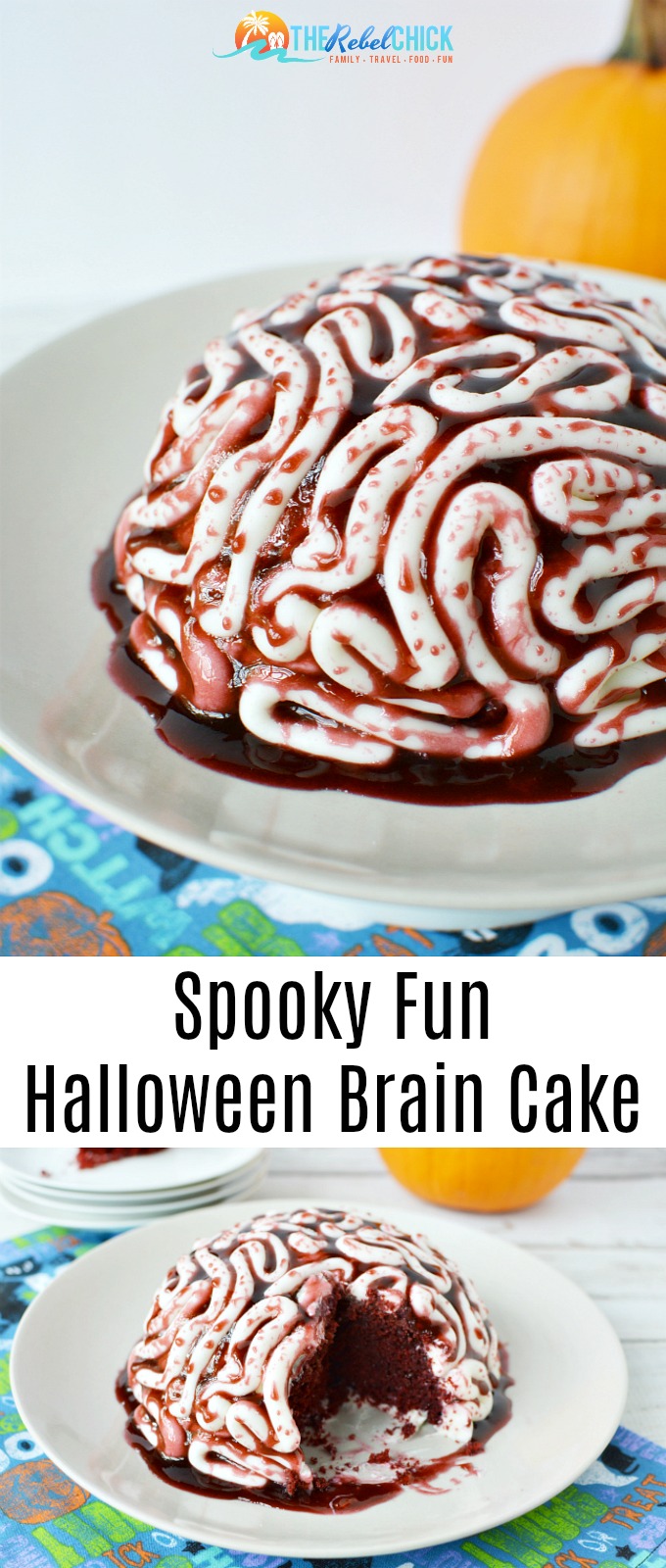 Spooky Fun Halloween Brain Cake Recipe